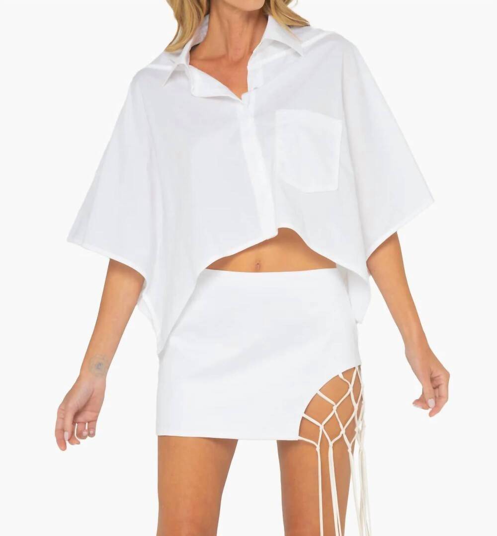 NEW JBQ kendall top in white